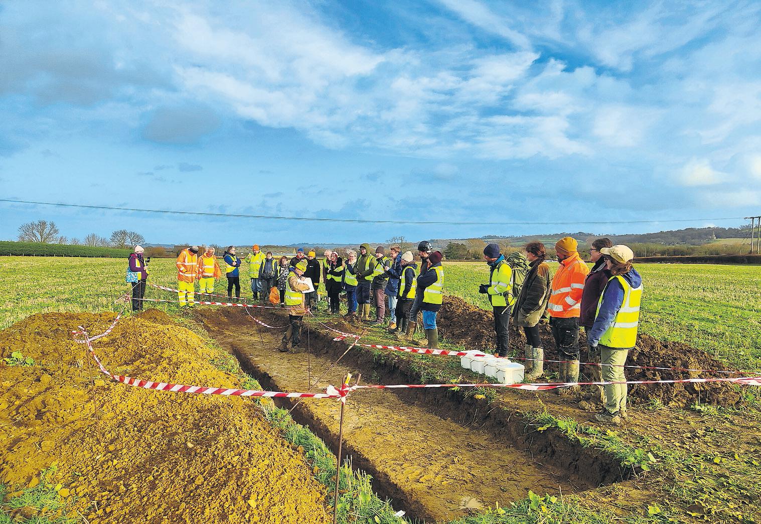 Bee's Knees' Detectorists' Sword Discovery Leads to Roman Villa and Iron Age Finds