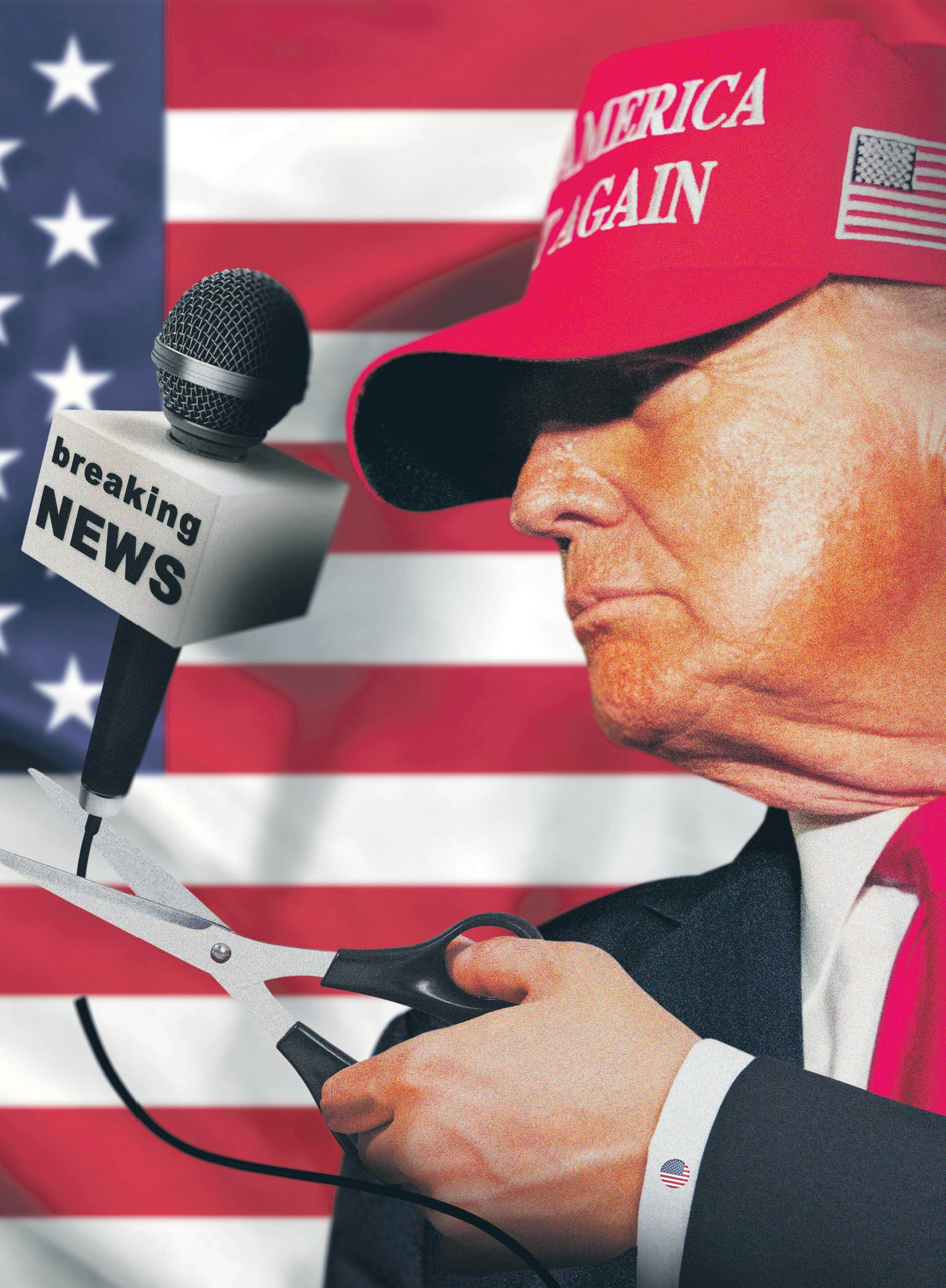 Under fire Trump has gone to war against the media - and he is winning