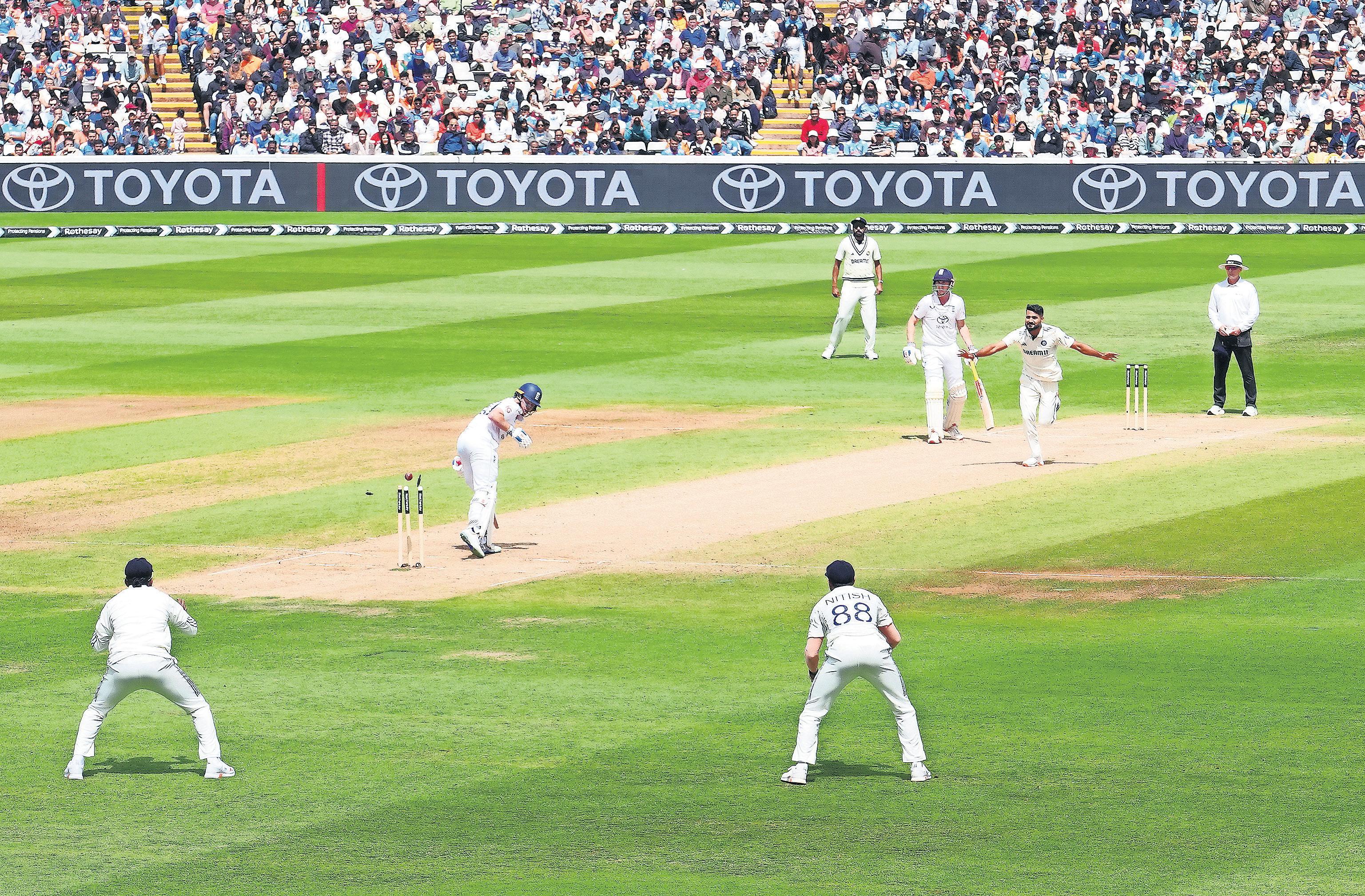 India dig Deep to crush England and reward Gill's eruption of runs