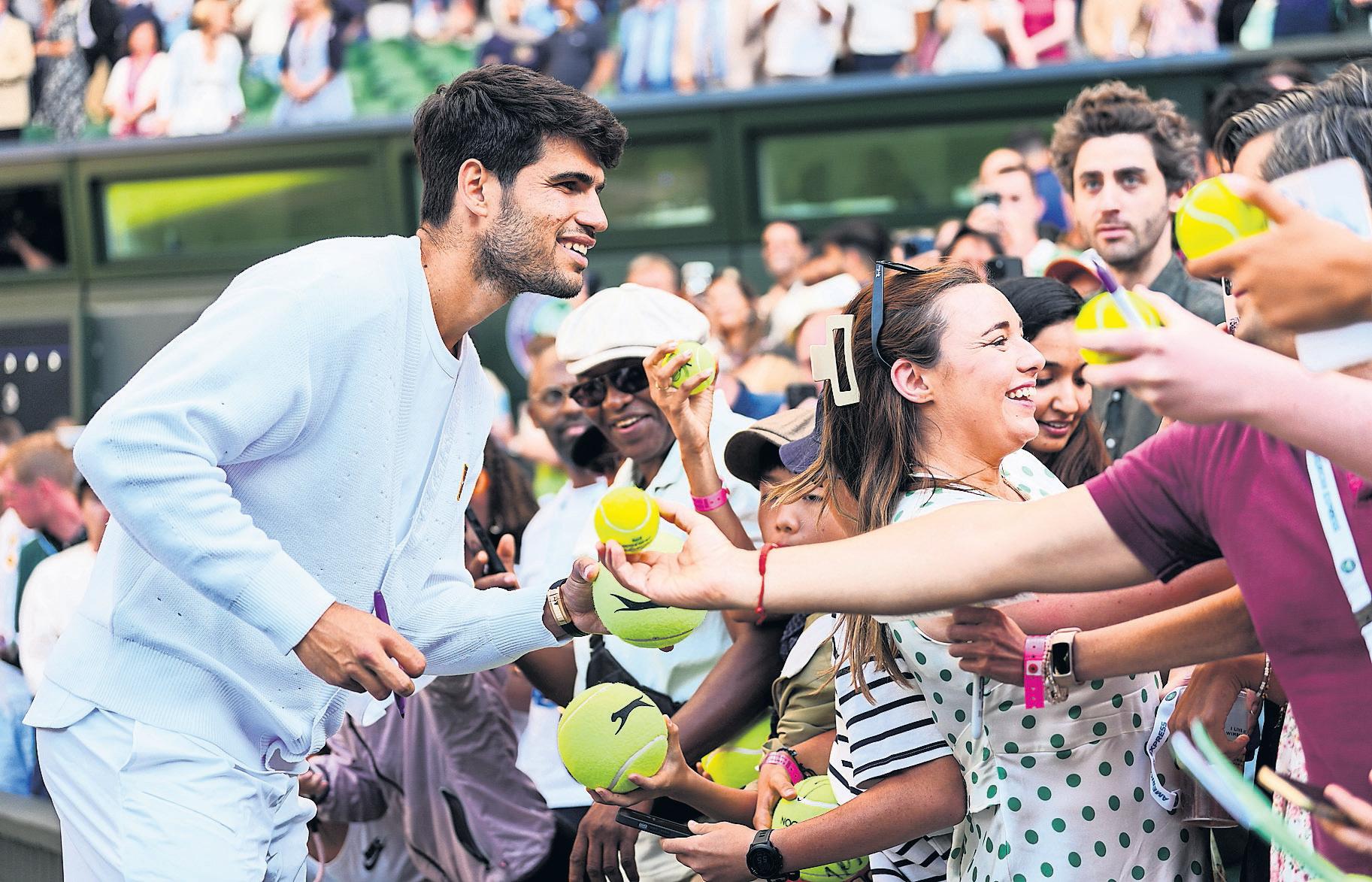 He loves to help people' How Alcaraz captured the hearts of Wimbledon fans