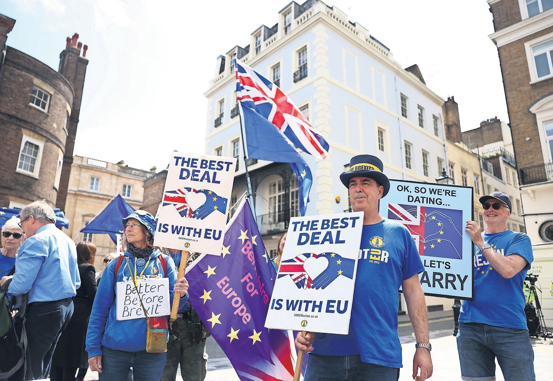 Most people in four largest EU countries back UK rejoining bloc, poll finds