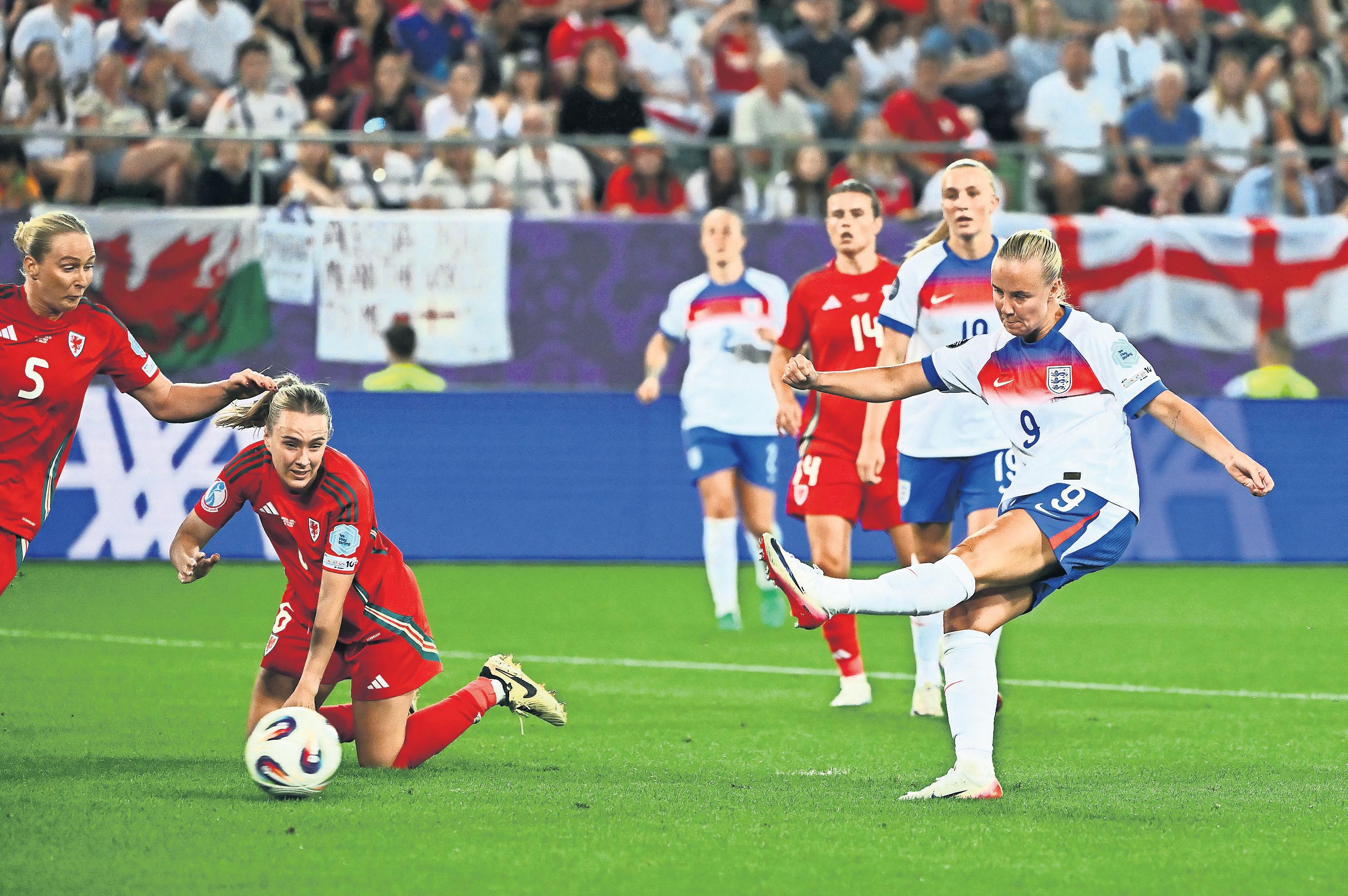 England reach last eight after Toone's magic ends Wales's run