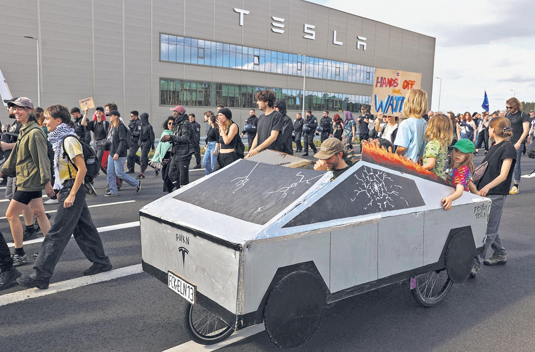 Tesla's shadow Quiet corner of Germany once welcomed its giant factory - not any more