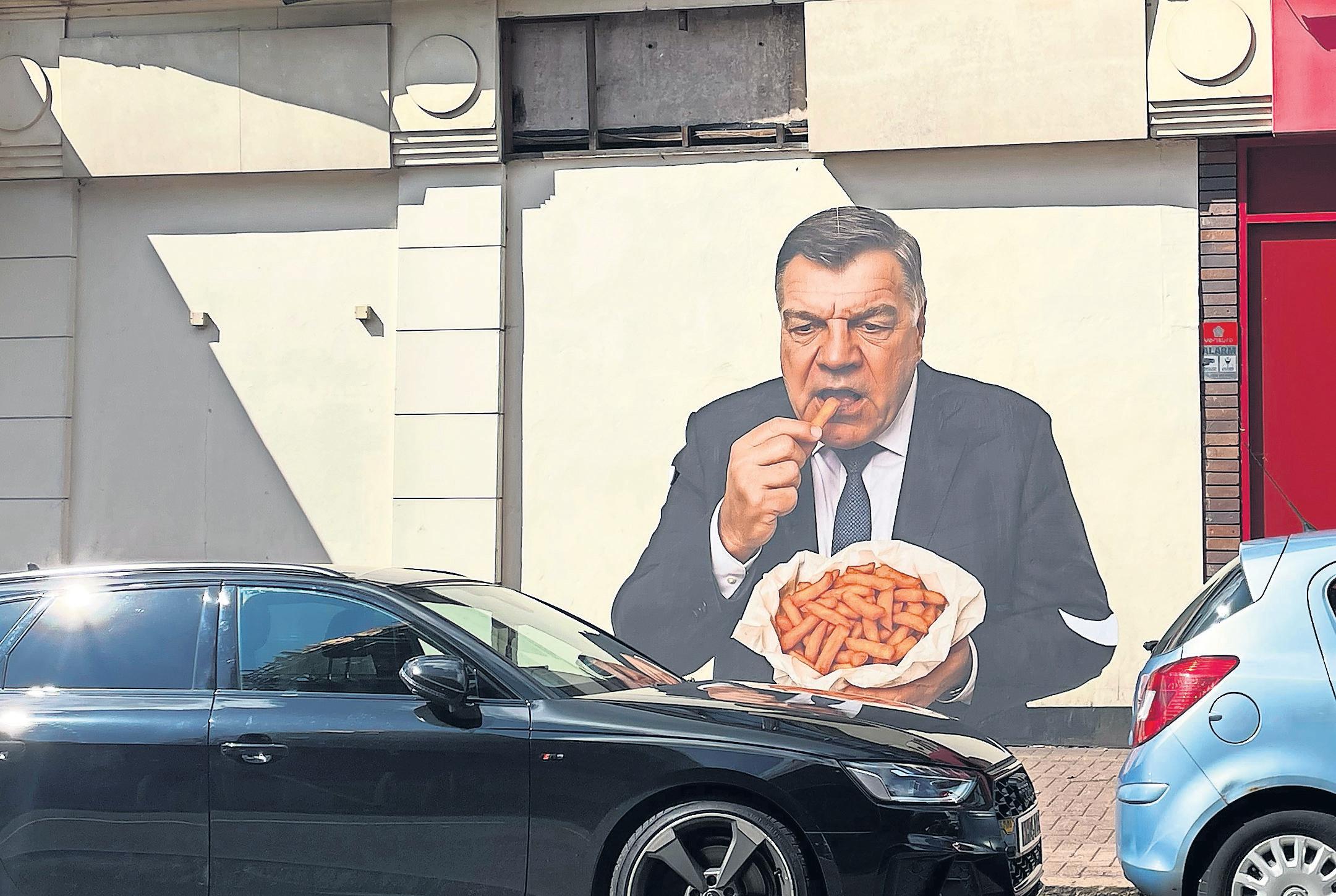 Hello Mr Chips: mystery of Sam Allardyce mural on Dudley wall