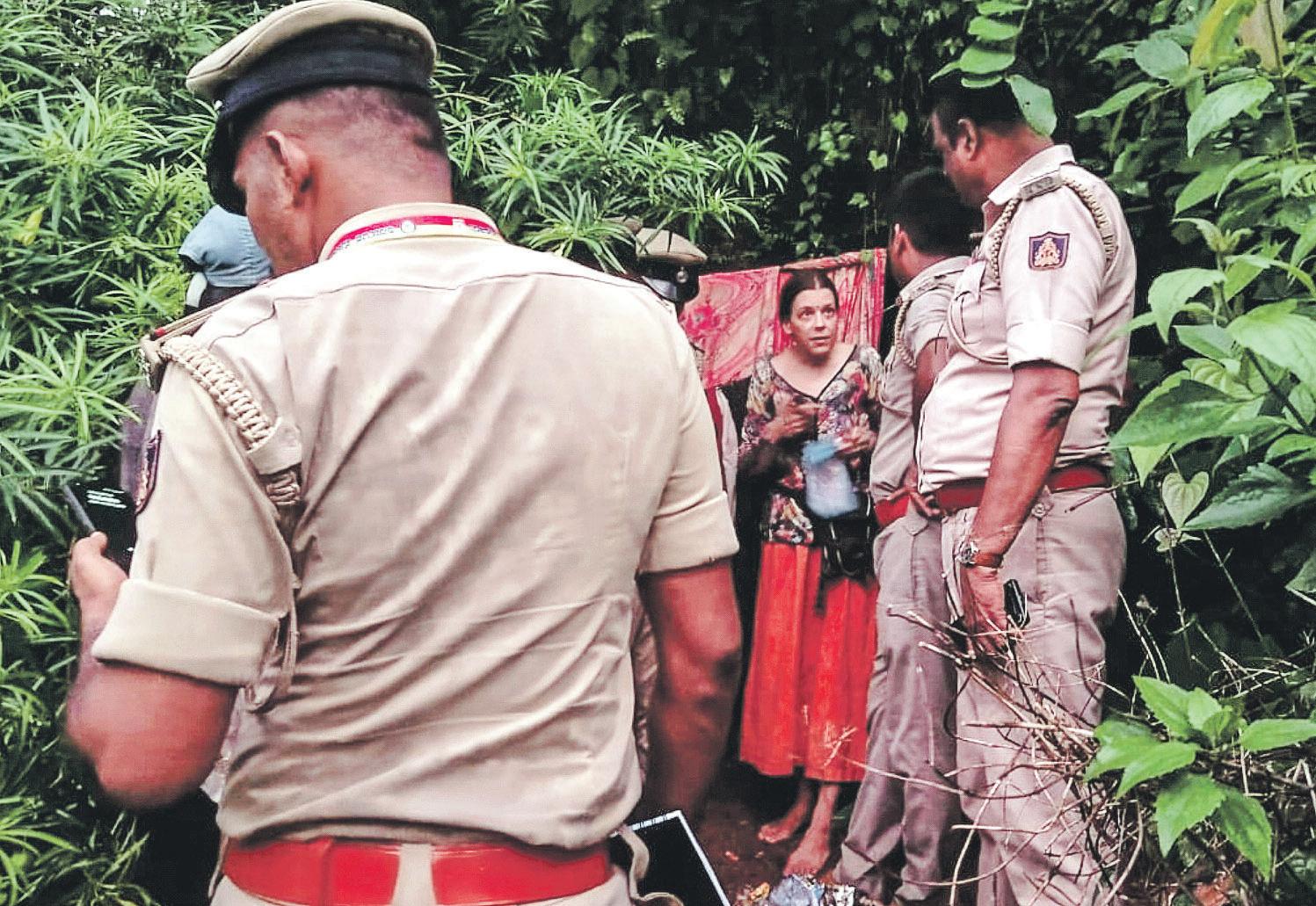 India Russian woman found living in cave with daughters