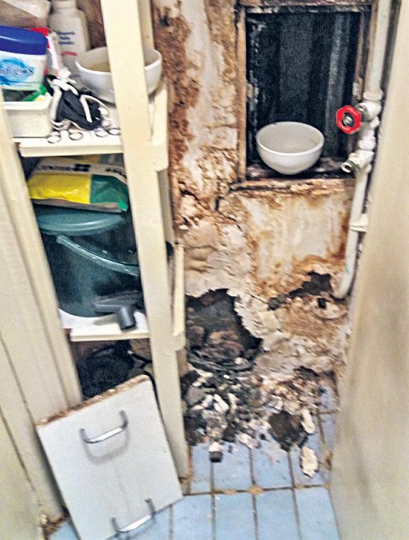 Council has let me live in a soaking flat for a year