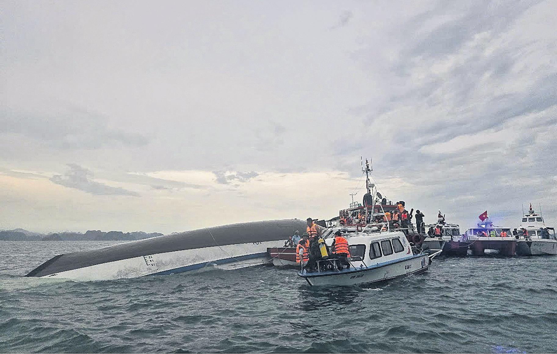 Man tells of escape after scores die in Vietnamese boat sinking