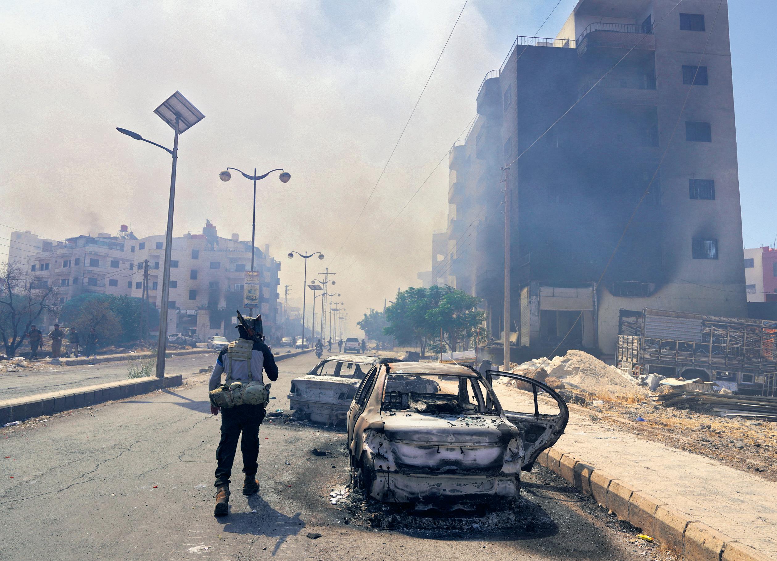 ‘Tense calm’ in Syria’s Sweida province after Bedouin fighters withdraw from Druze city