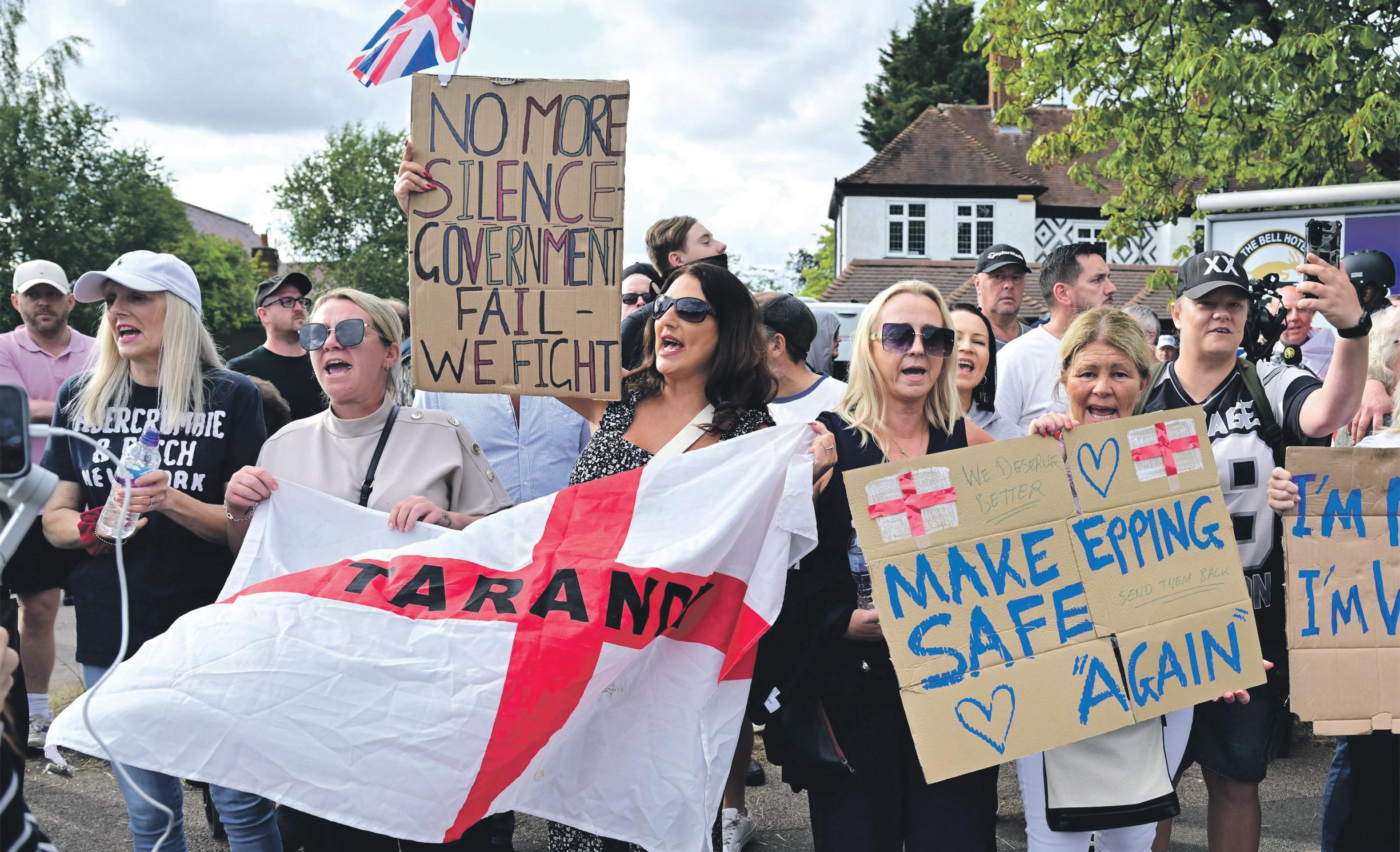 No 10 Condemns Attacks on Police at Essex Asylum Hotel