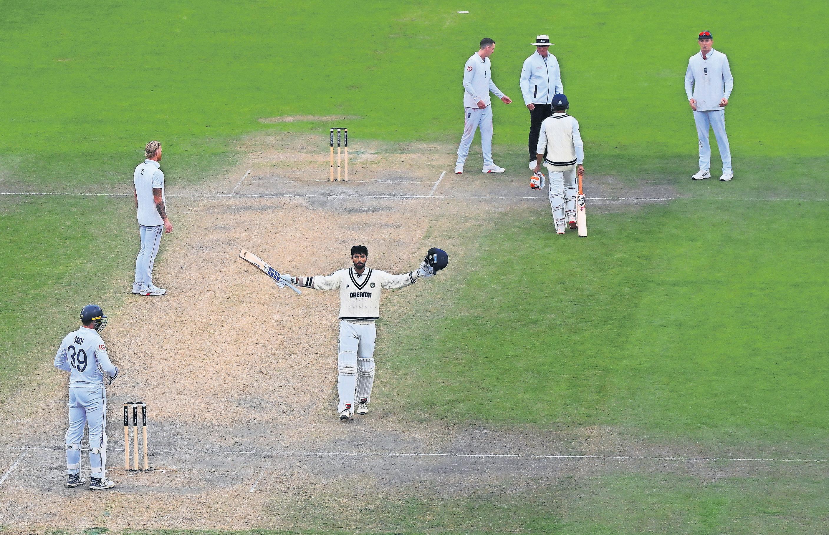 Jadeja and Sundar dig deep for India to deservedly take series to the wire