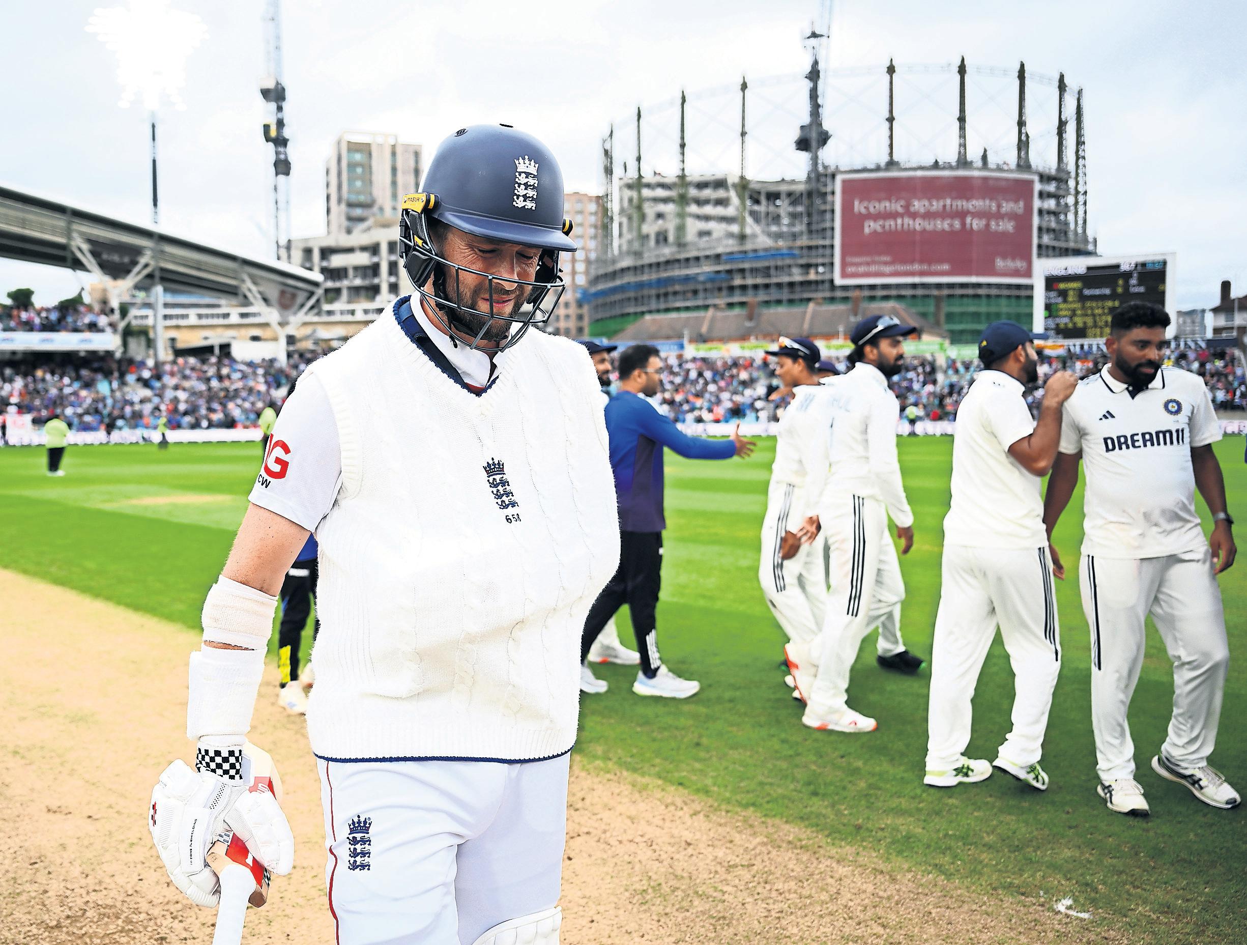 Slings and arrows Agony for Woakes and England as India edge victory in thriller