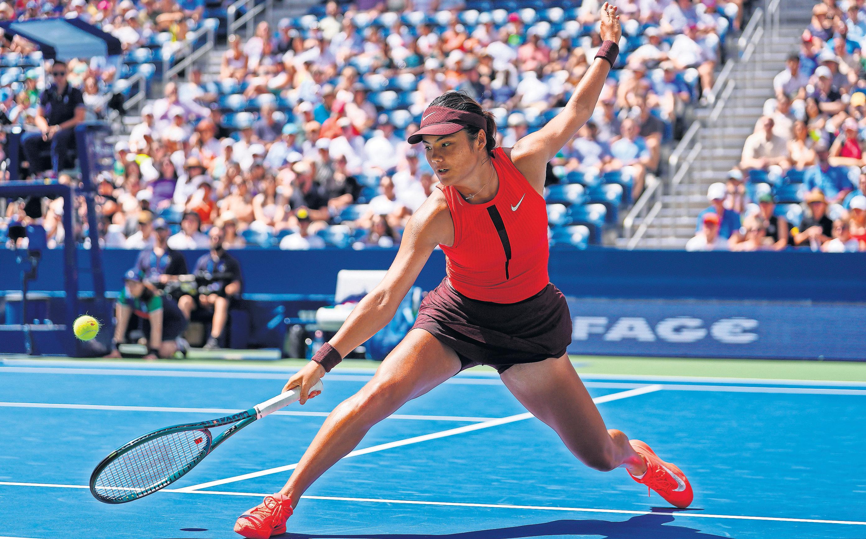 Raducanu eases past Shibahara to end painful run in New York