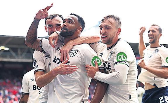 Brilliant Bowen gives Hammers and Potter big boost as Forest collapse