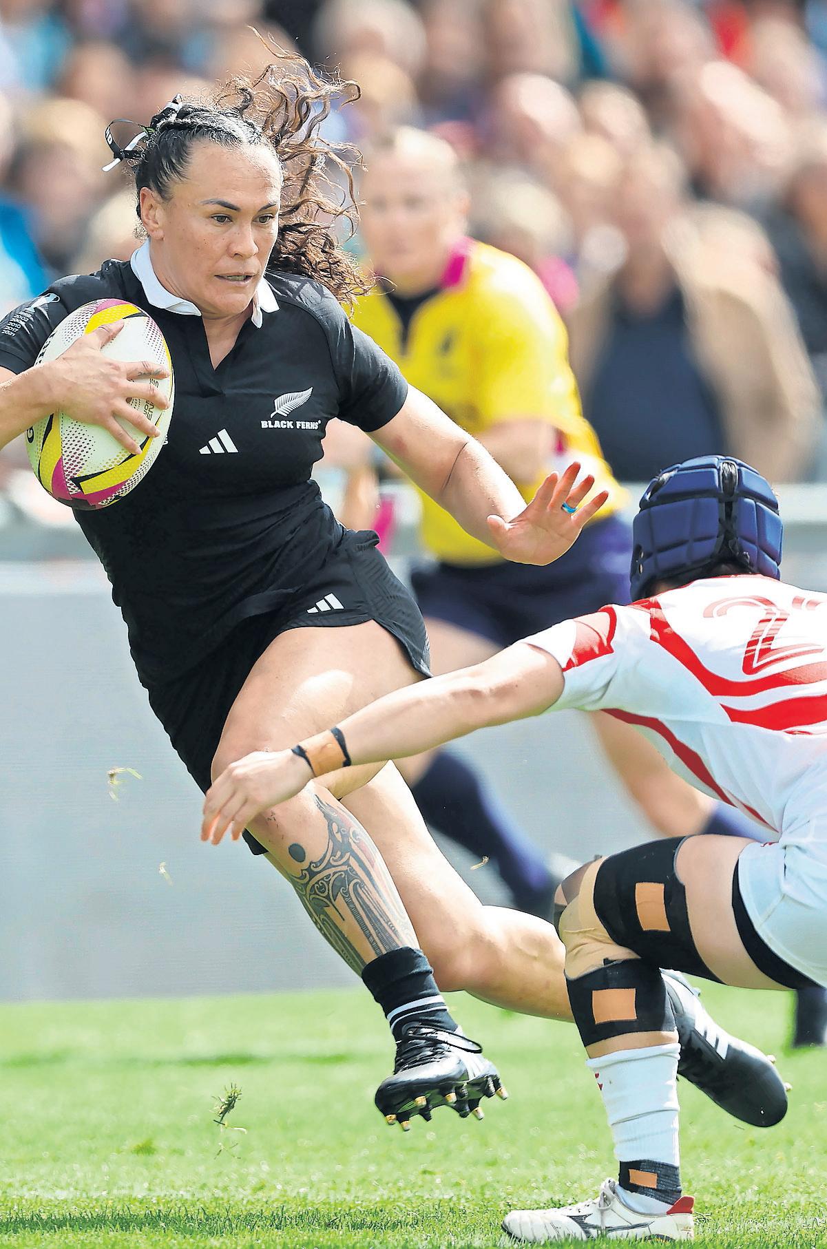 Woodman-Wickliffe breaks New Zealand try record in Japan rout