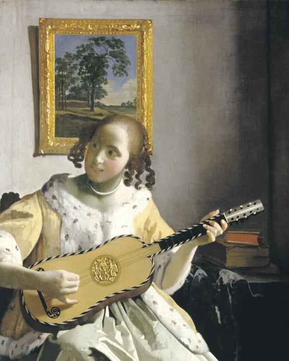 Seeing double: dual display lets visitors decide which is Vermeer