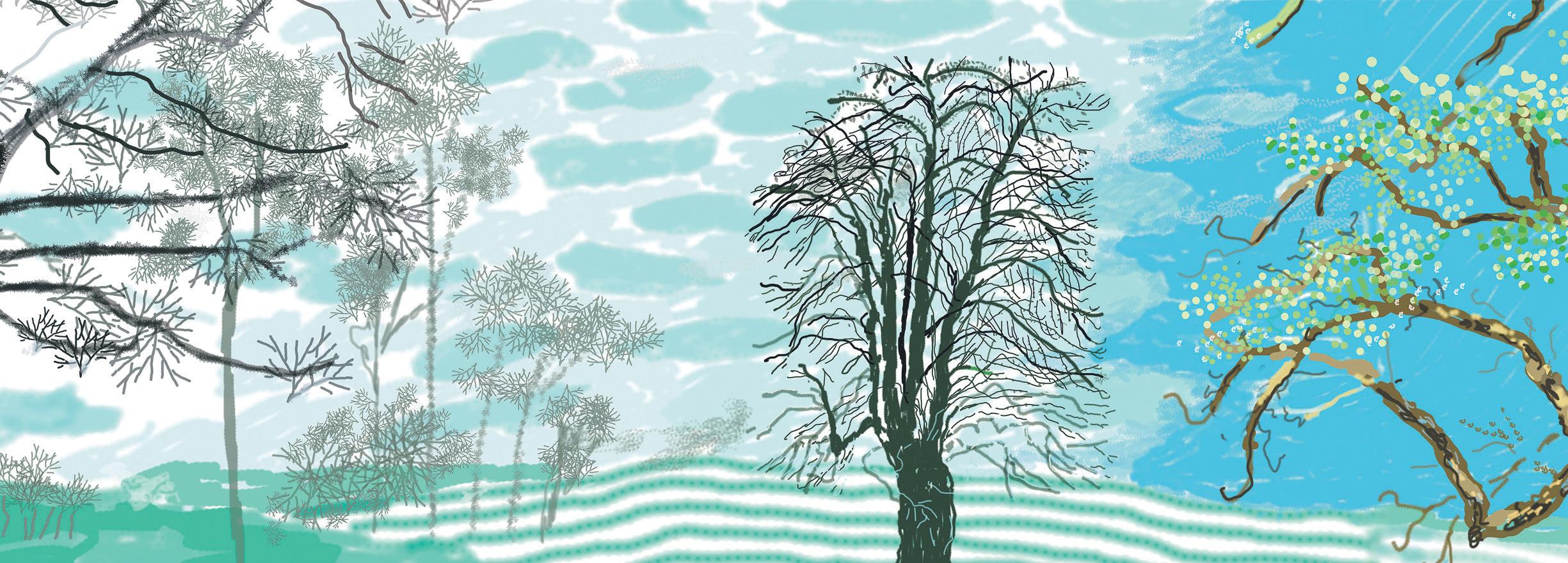 Hockney frieze of Normandy to go on display in London