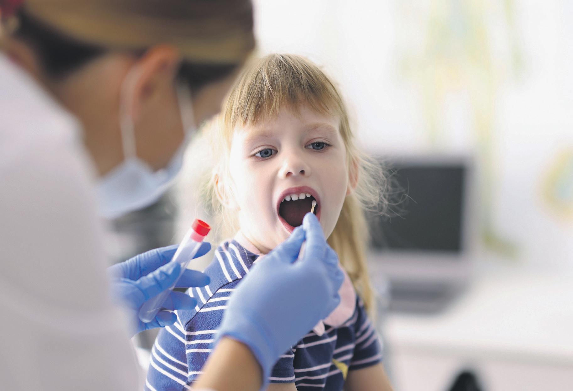 Children Swab test can spot serious condition five years early