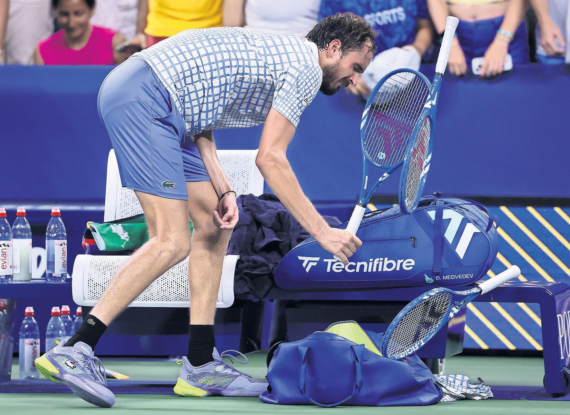 Medvedev, Tsitsipas, Ostapenko: tempers fraying at angry Open