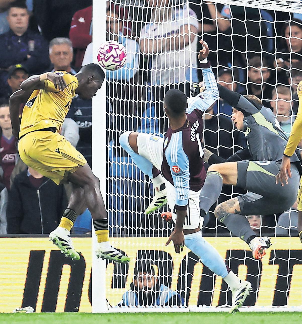 Guéhi's stunner turns up pressure on winless Villa