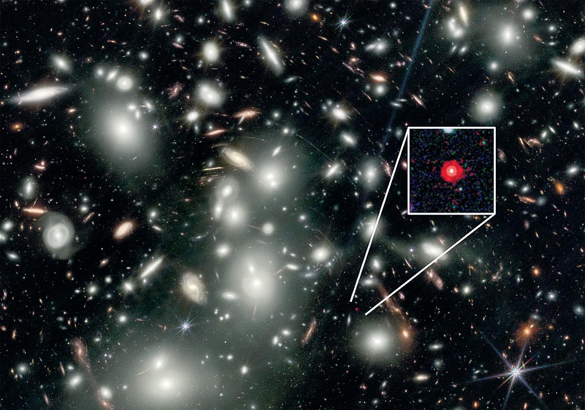 Astronomers say black hole may have formed just after the big bang