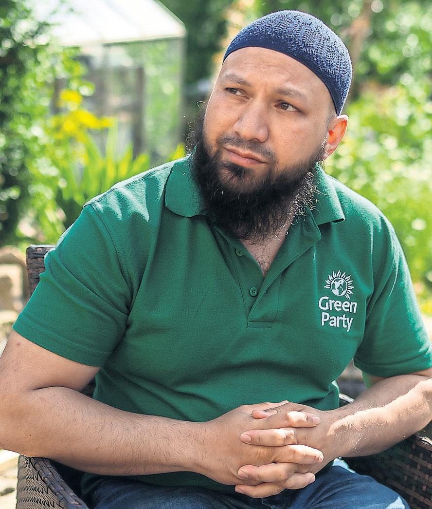Greens' deputy leader tells of racist attack on his family