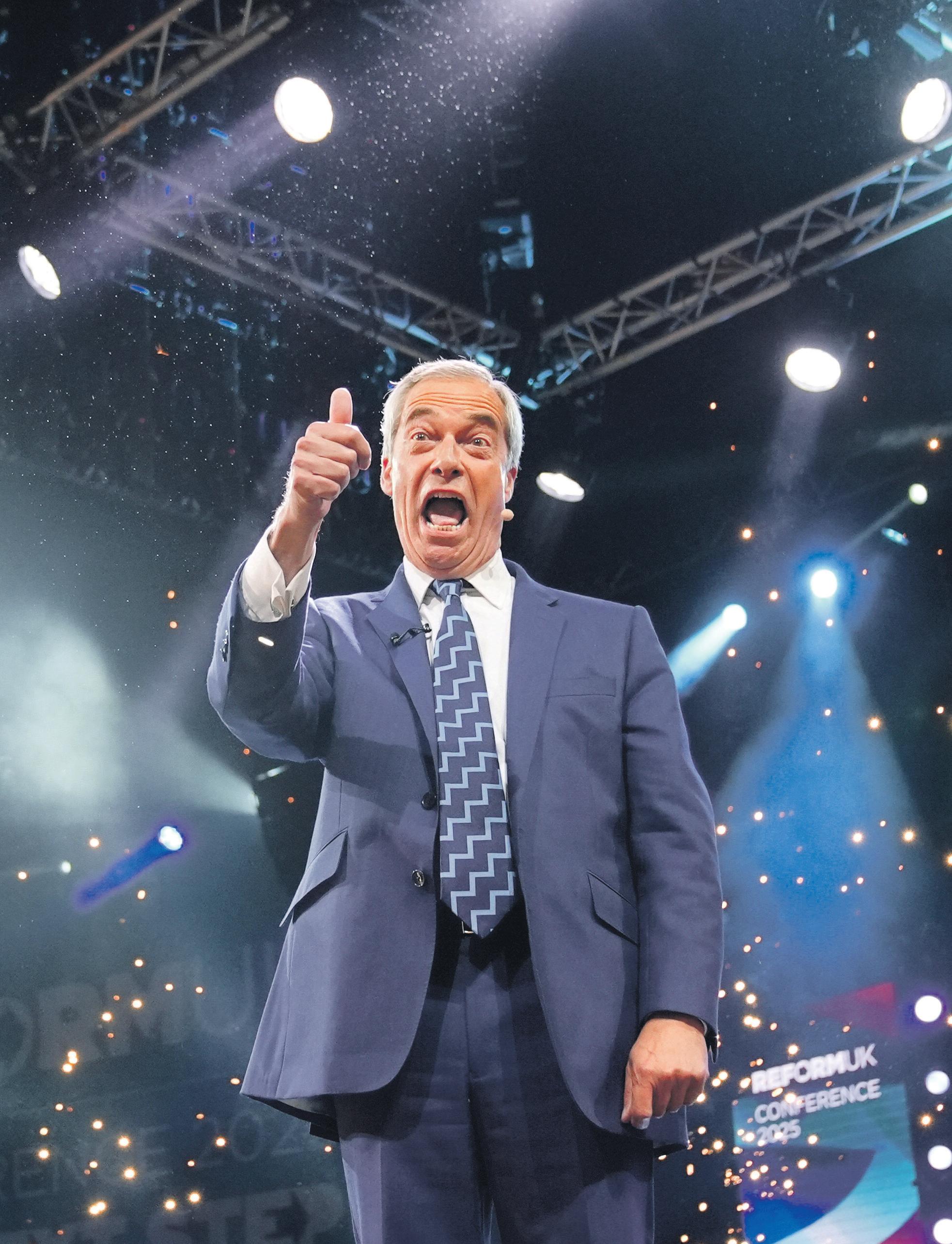 'Every chance' of a general election in 2027, Farage tells Reform UK conference