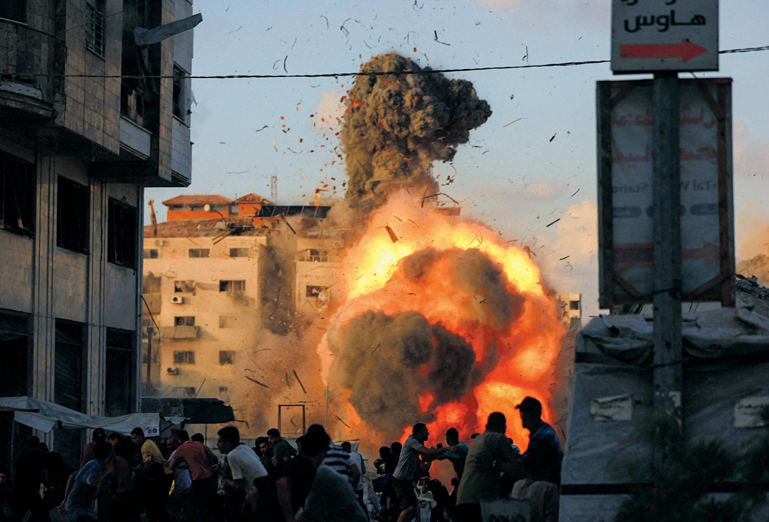Israel bombs third residential tower block in Gaza City in three days