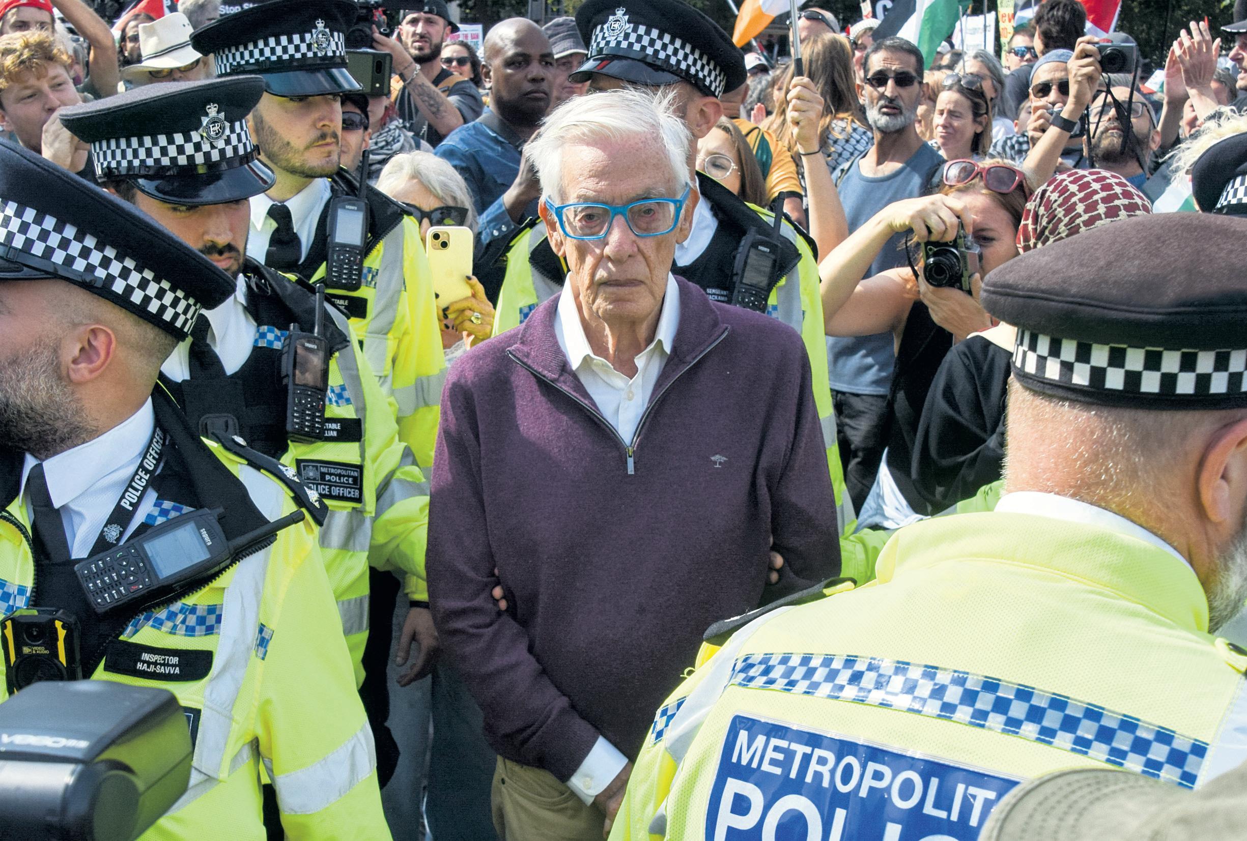 Almost 900 arrested at protest against ban on Palestine Action