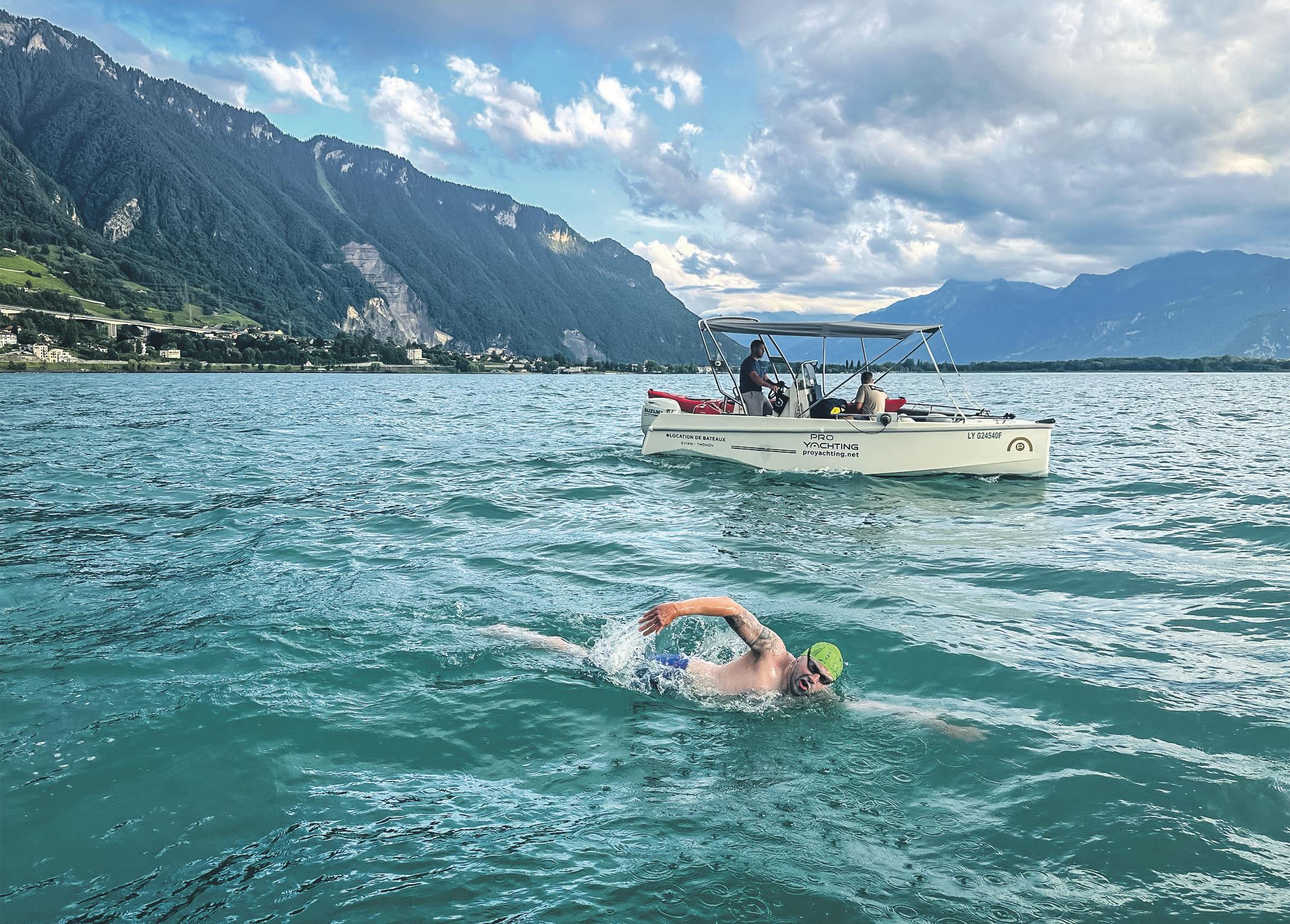 You try not to overthink' One man's quest to swim 10 lakes