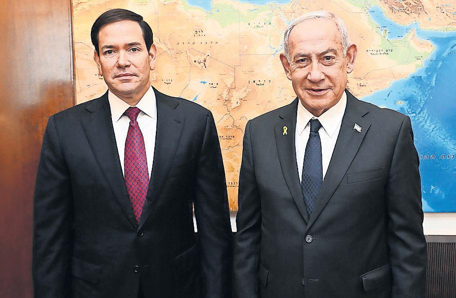 Rubio offers Netanyahu full US support for plans to 'eliminate' Hamas