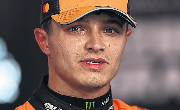 'Doing my best' Norris shrugs off lost chance to bridge gap