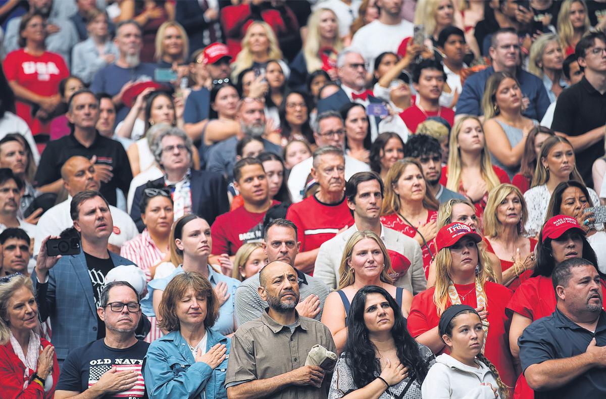 Democrats stay silent as Charlie Kirk memorial service energises Trump's Maga movement