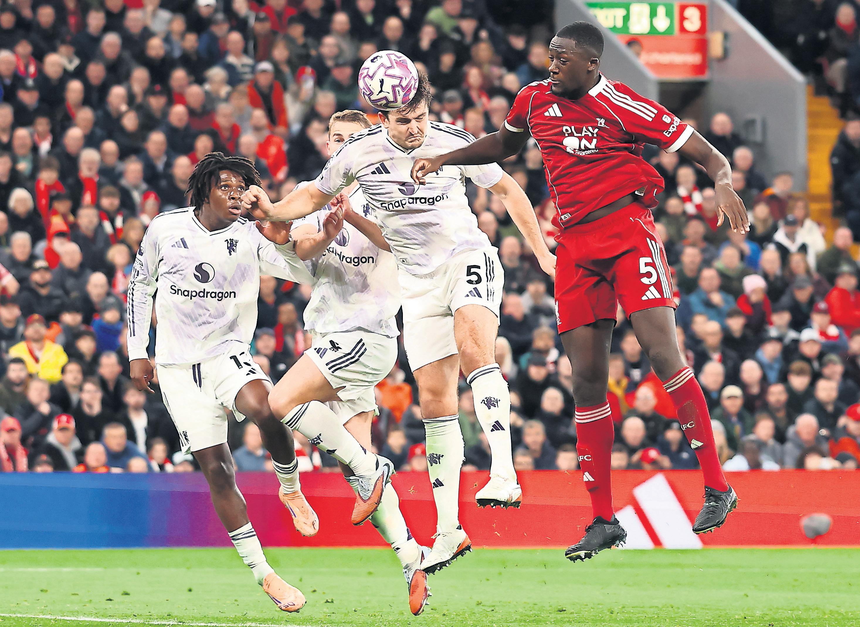 Maguire ends United's long wait for Anfield win