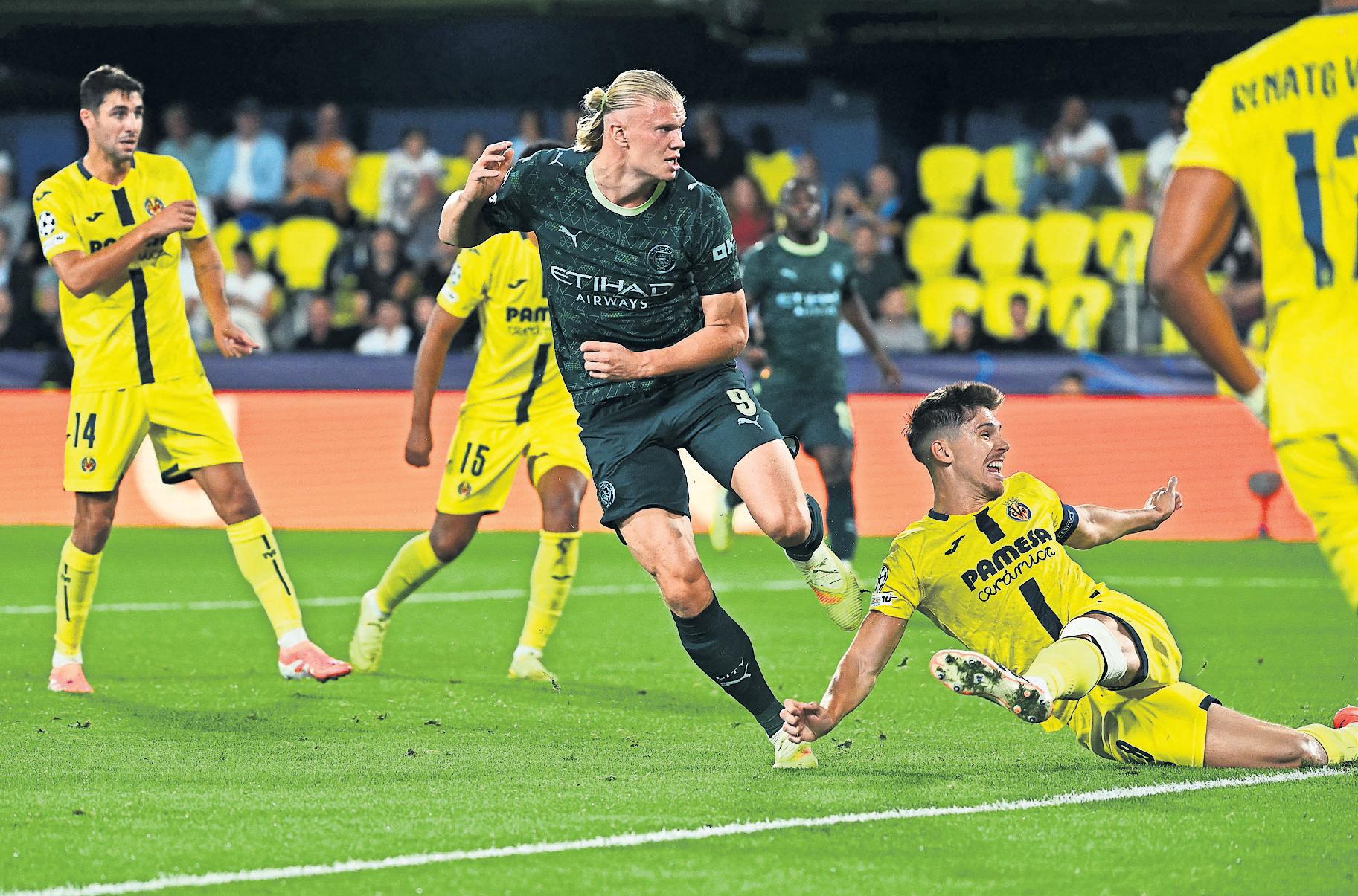 Haaland and Silva waste no time as City dispatch Villarreal
