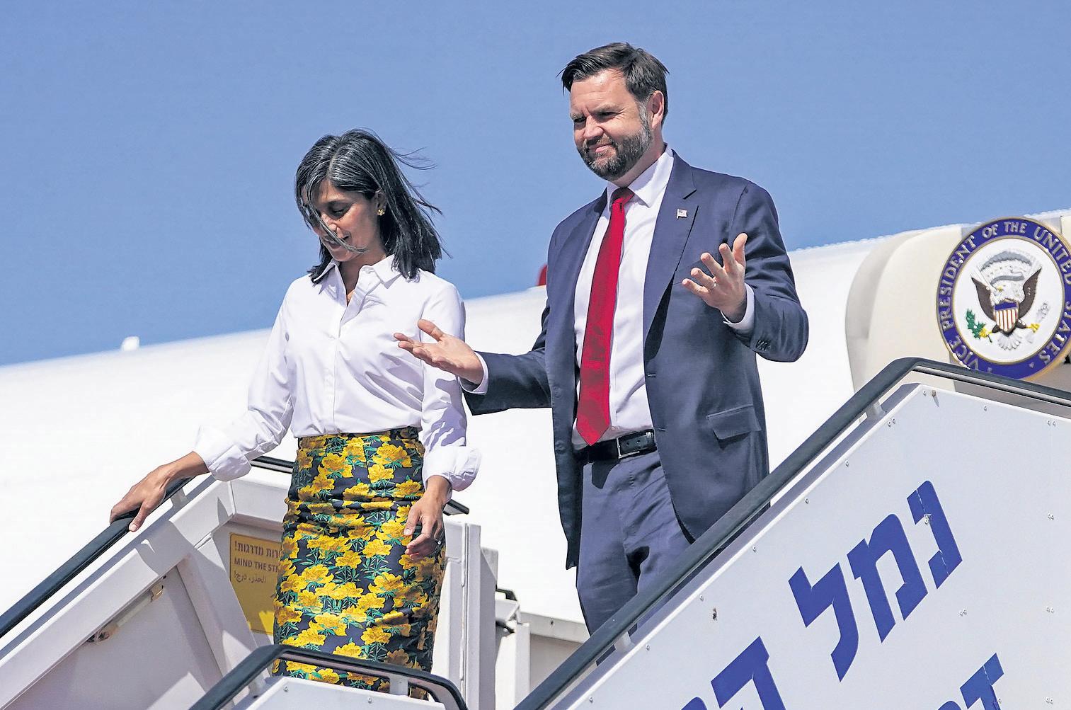 'We are in a very good place': Vance arrives in Israel as US tries to shore up ceasefire
