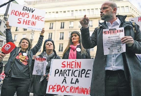 France moves to suspend Shein website on opening day of Paris store