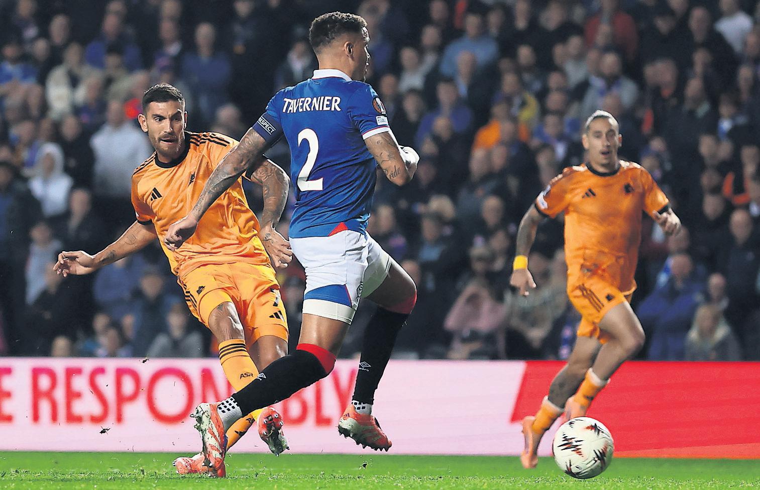 Rangers board target of fan dismay as Pellegrini illustrates gulf in class