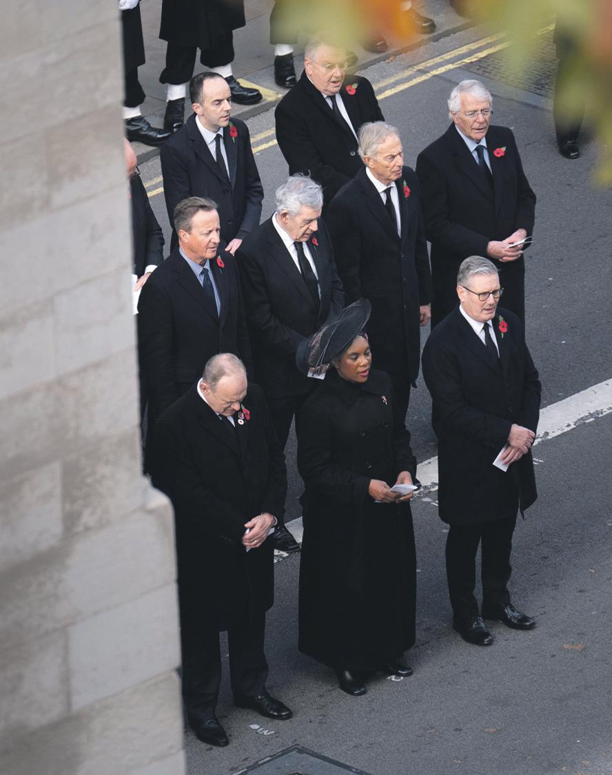 Remembrance Day The king leads two-minute silence at the Cenotaph