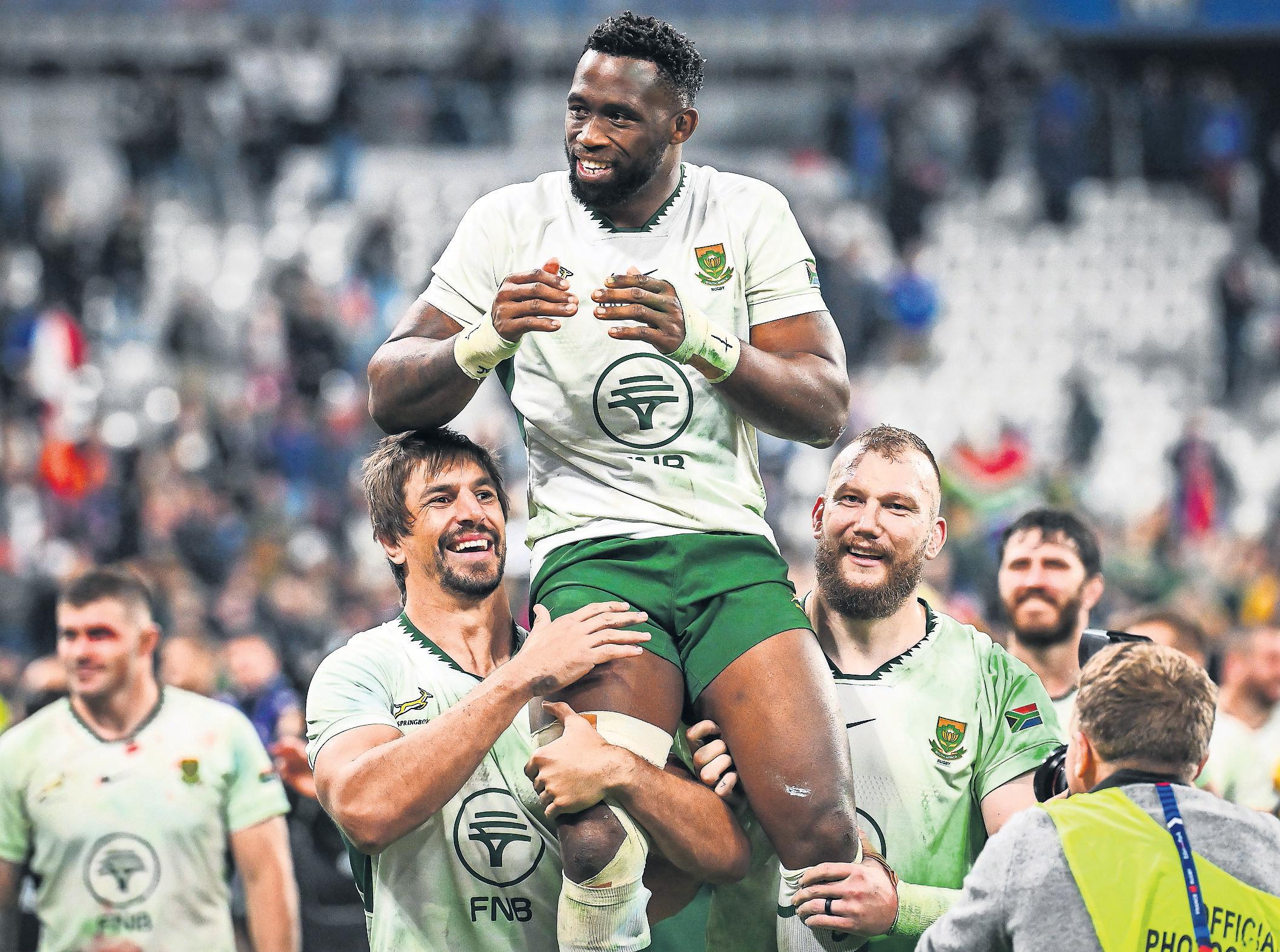 King-boks South Africa send an ominous message with 14-man victory over stunned France