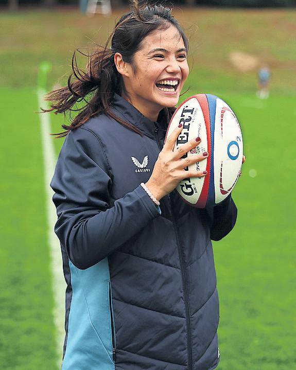 Raducanu gives tips to Itoje and squad for All Blacks clash