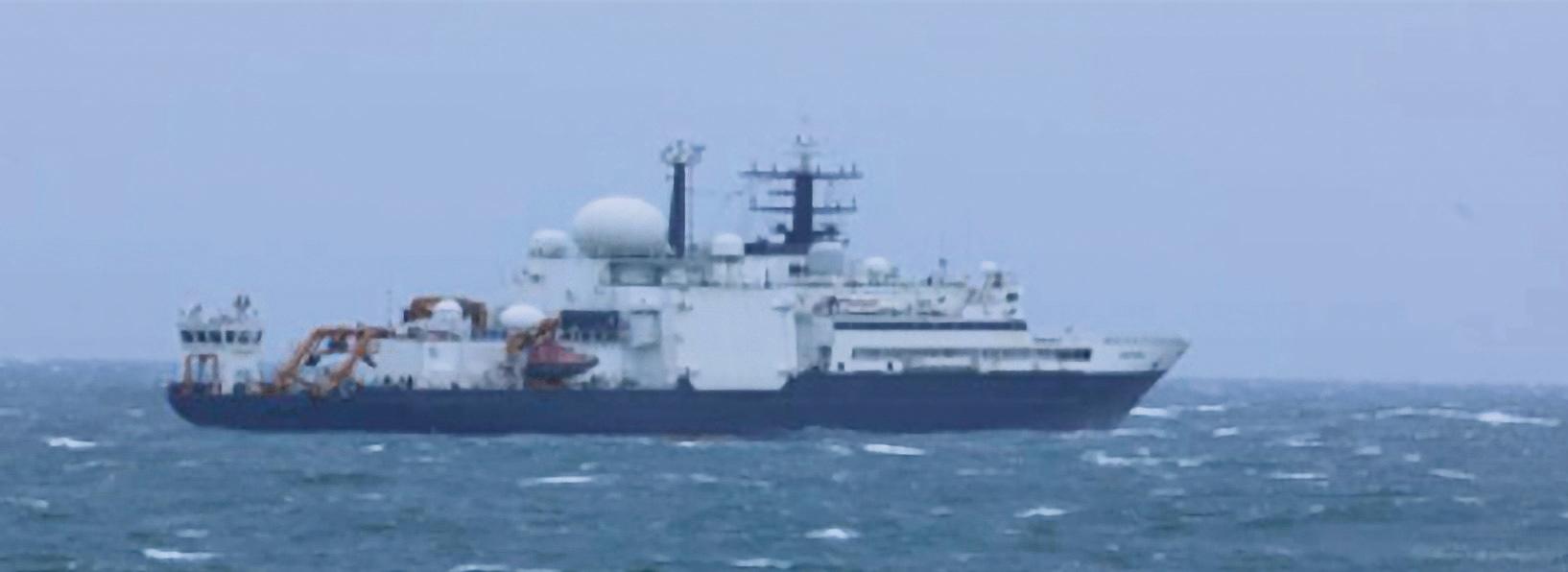 Alarm over Russian spy ship entering UK waters