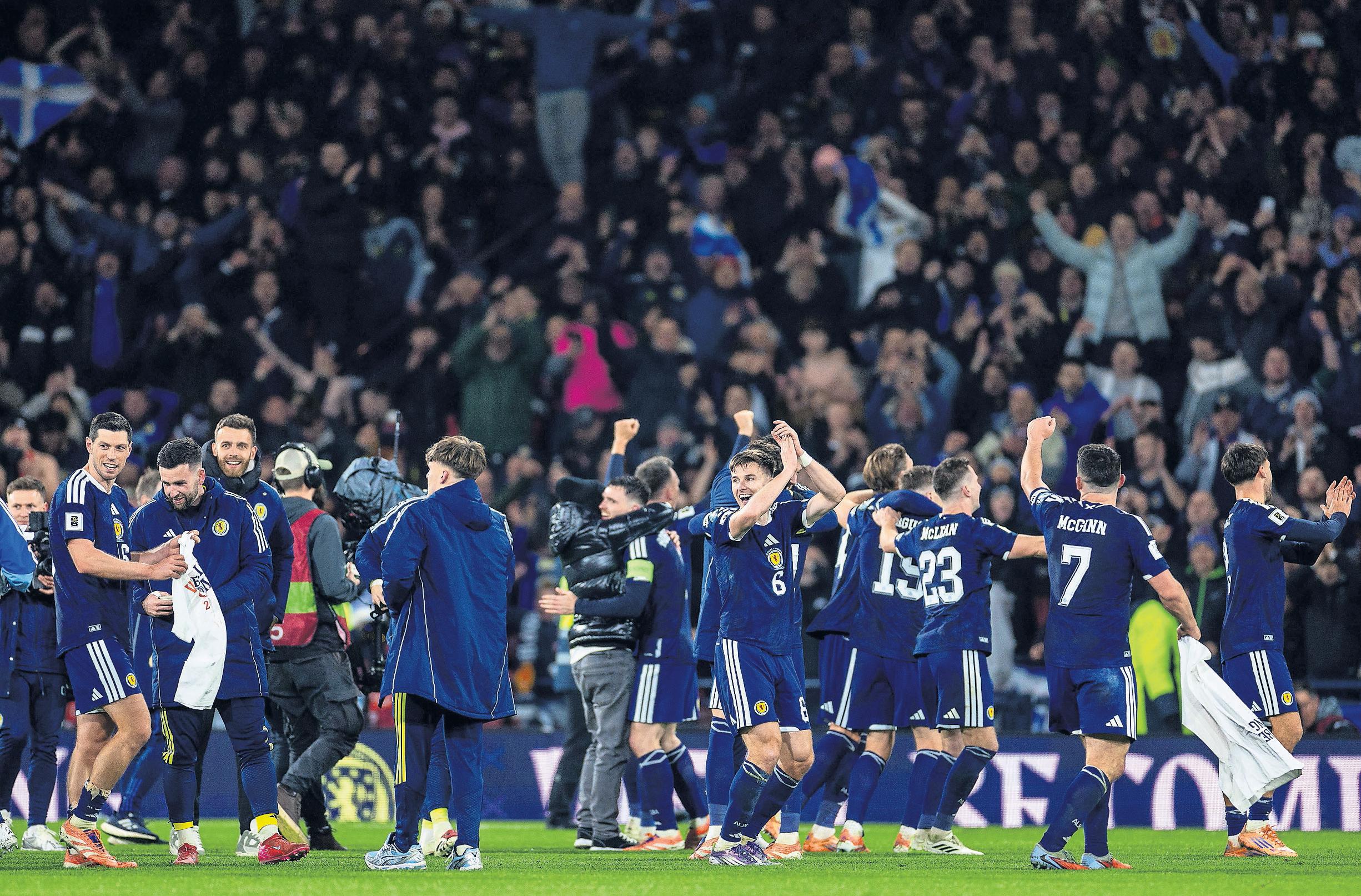 Scotland bask in glory after showing true grit