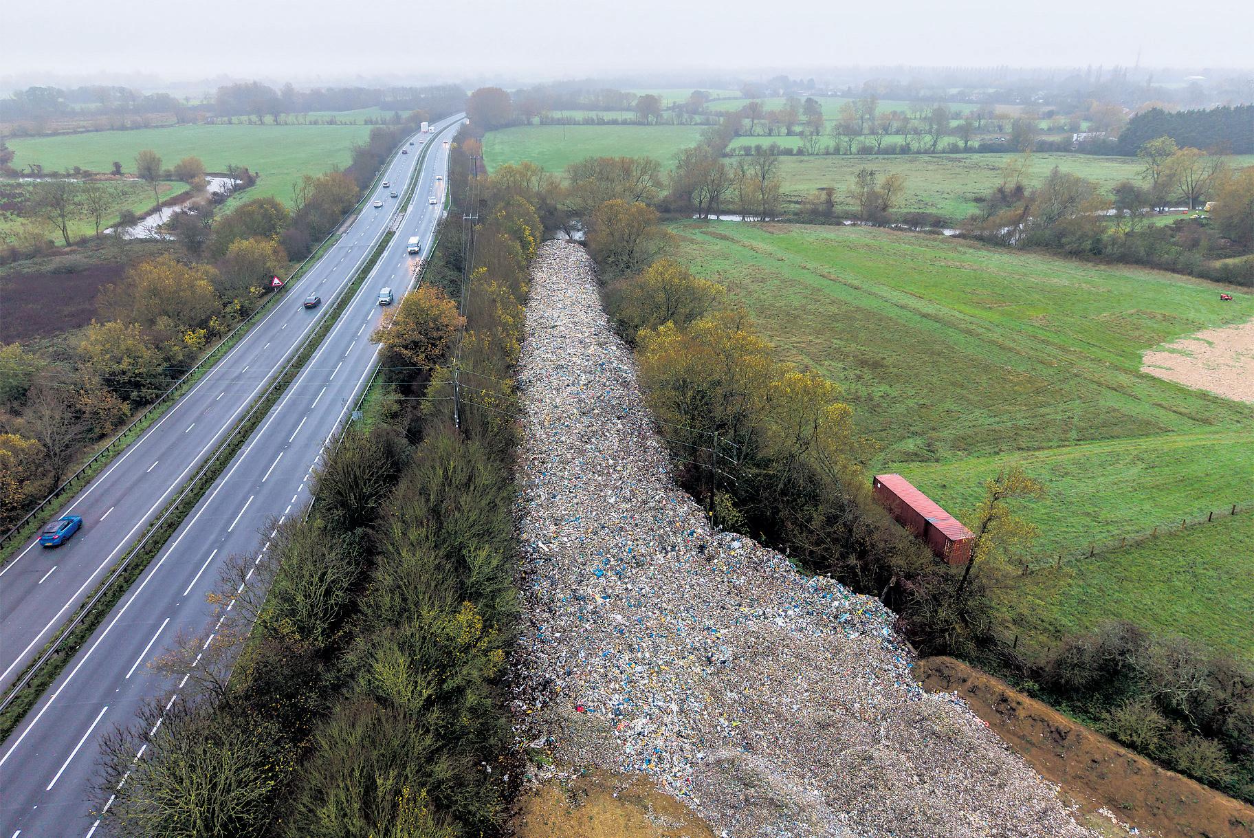 Mountain of rubbish illegally dumped in Oxfordshire contains waste from councils