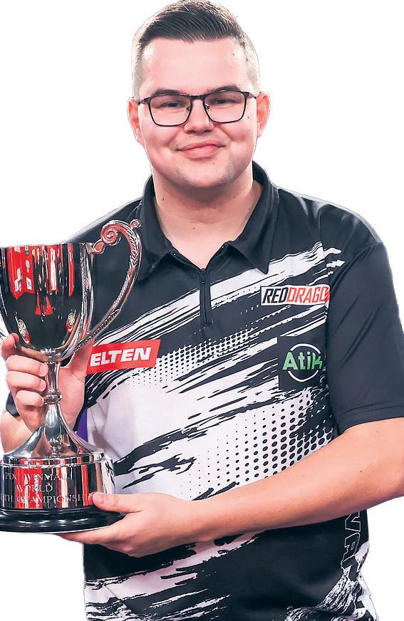 'It can be brutal' Van Veen learns to fly with the stars after dartitis