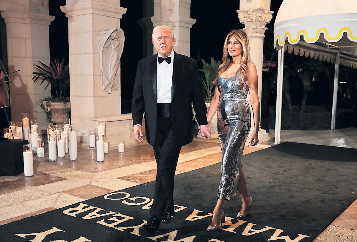 President rings in new year with insults and $2.75m auction of Jesus painting