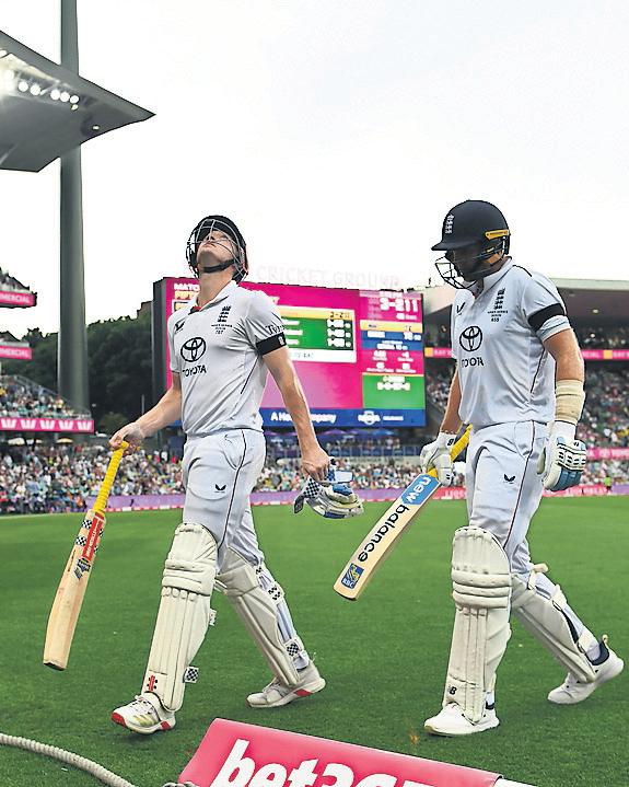 Root and Brook shine before storms halt charge