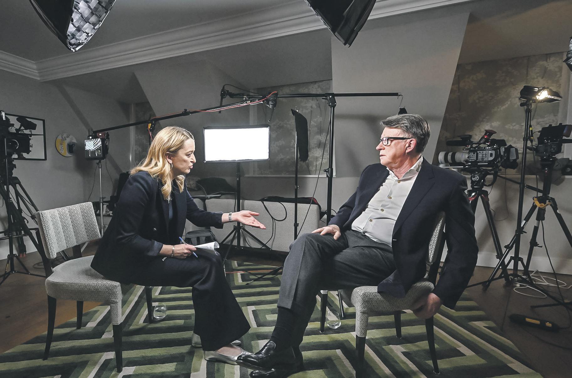 Mandelson declines to apologise for staying friends with 'best pal' Epstein