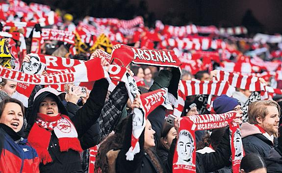 Arsenal top football rich list over Chelsea for first time