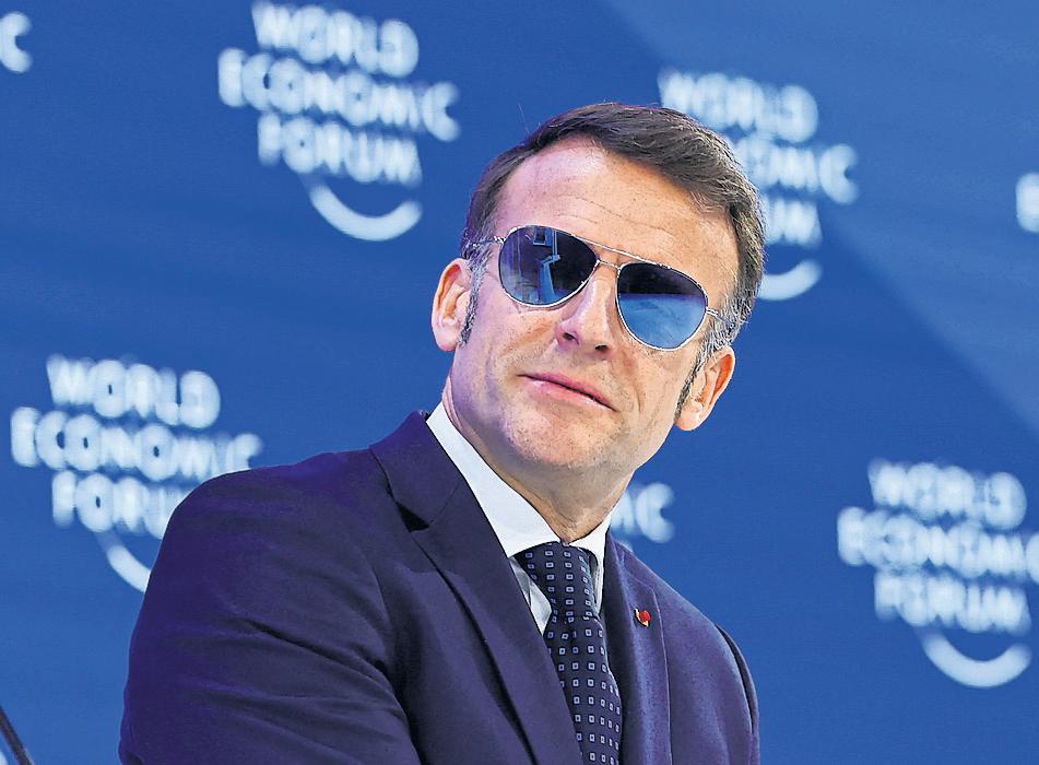 Reflected glory Macron’s glasses are big hit for French firm