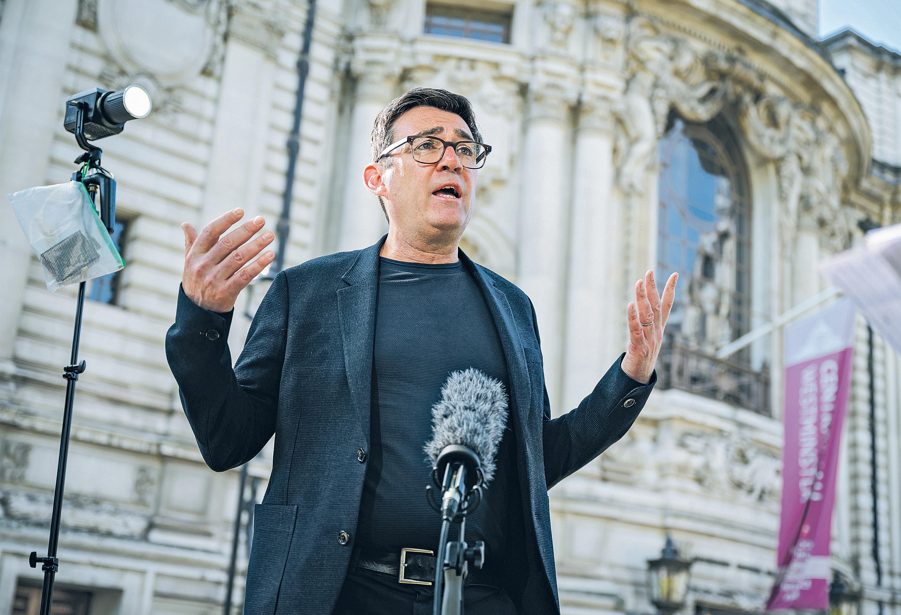 Labour faces risk of party civil war after PM blocks Burnham's return